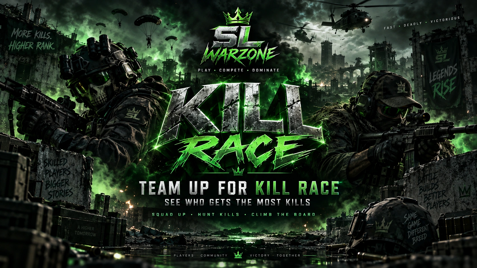 SL WARZONE – KILL RACE SHOWDOWN